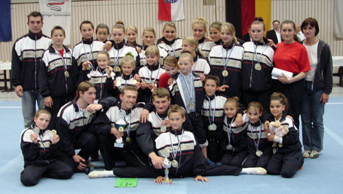 Die erfolgreiche bayerische Mannschaft