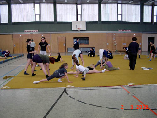 gemeinsames Aufw&auml;rmen